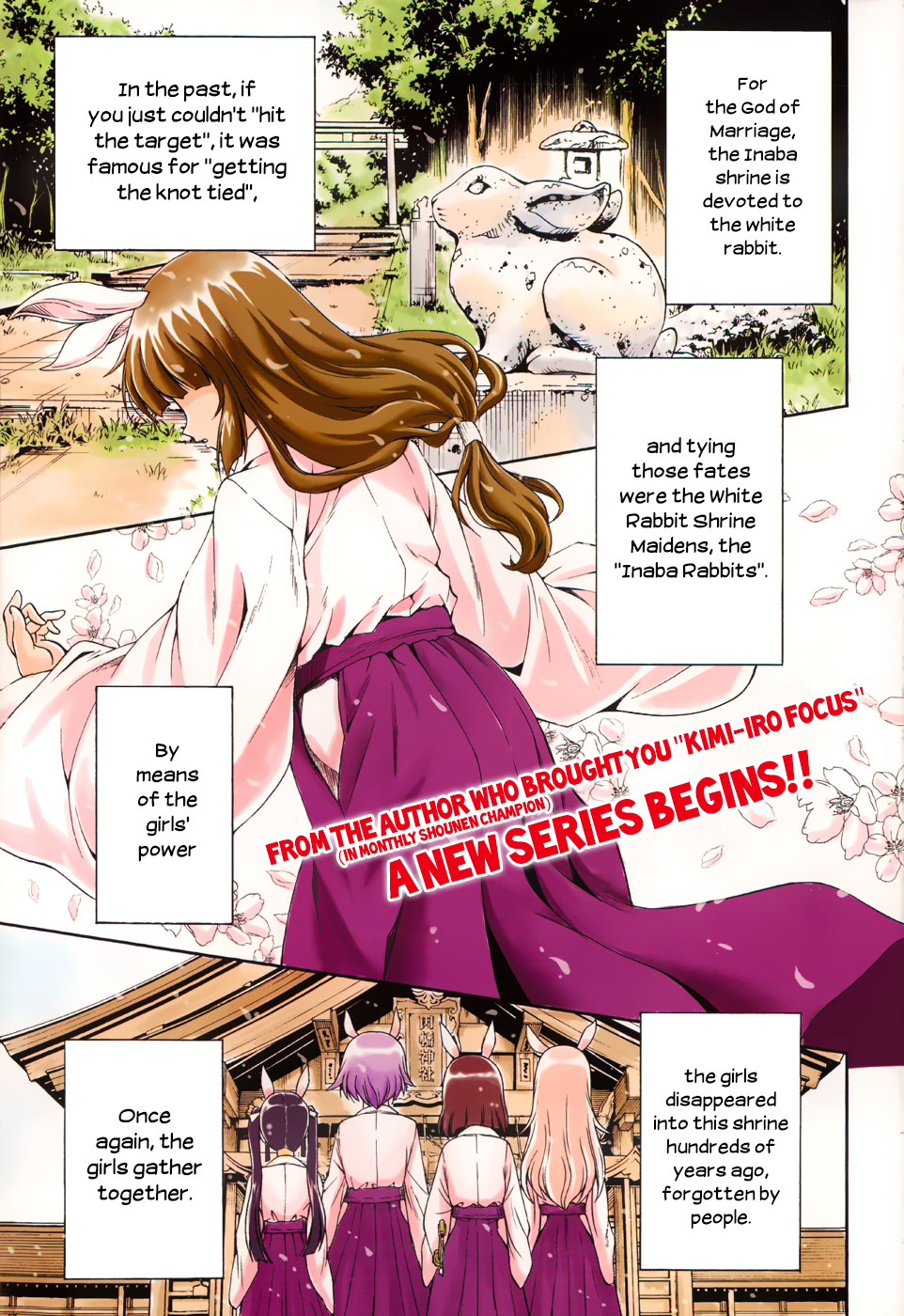 Inaba Rabbits Chapter 1 page 1 - Chapter 1: The Maiden of my memories -Part 1