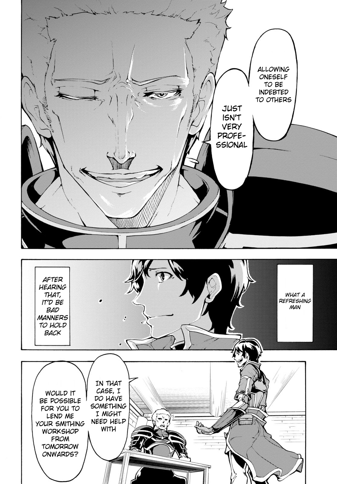Inaka no Home Center Otoko no Jiyuu na Isekai Seikatsu Chapter 7 page 8 - Chapter 7: Duel Confirmed, Let Us Battle!