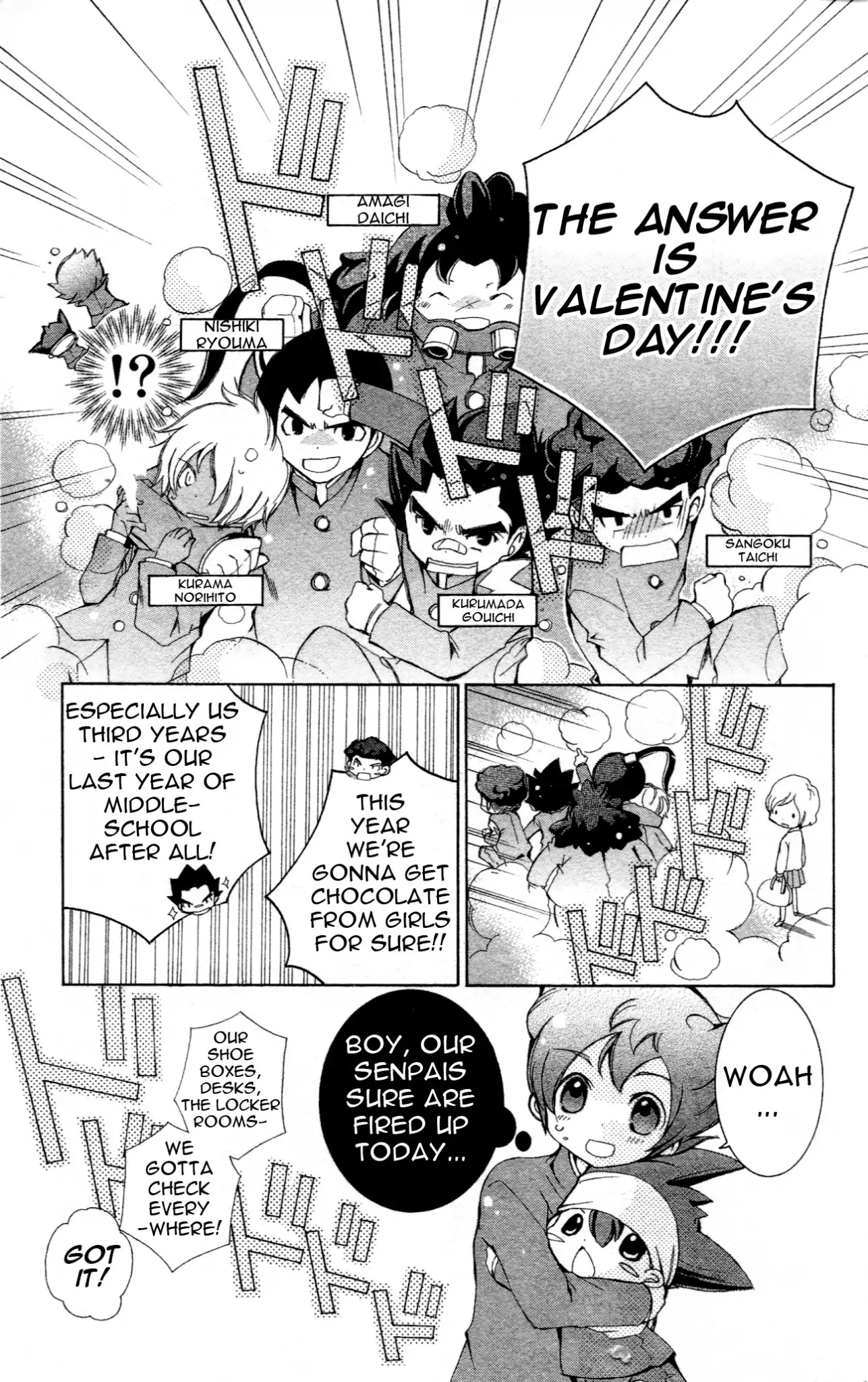 Inazuma Eleven Go Anthology! Chapter 2 page 3 - Chapter 2: Operation: Valentine's Day!