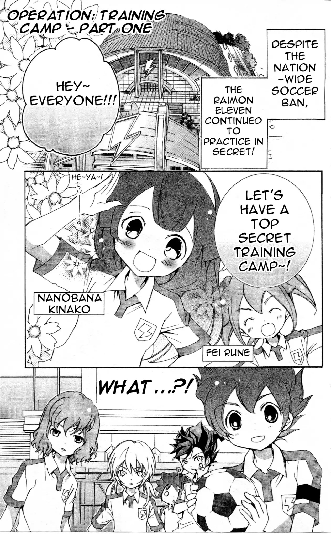 Inazuma Eleven Go Anthology! Chapter 3 page 1 - Chapter 3: Operation: Training Camp - Part One