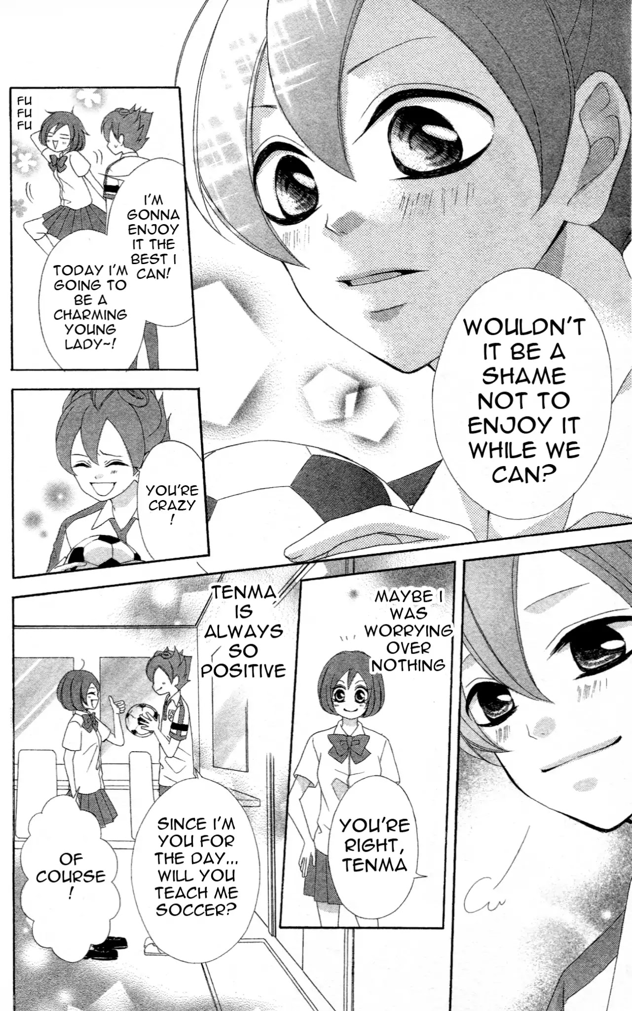 Inazuma Eleven Go Anthology! Chapter 6 page 12 - Chapter 6: Operation: Body Swap!