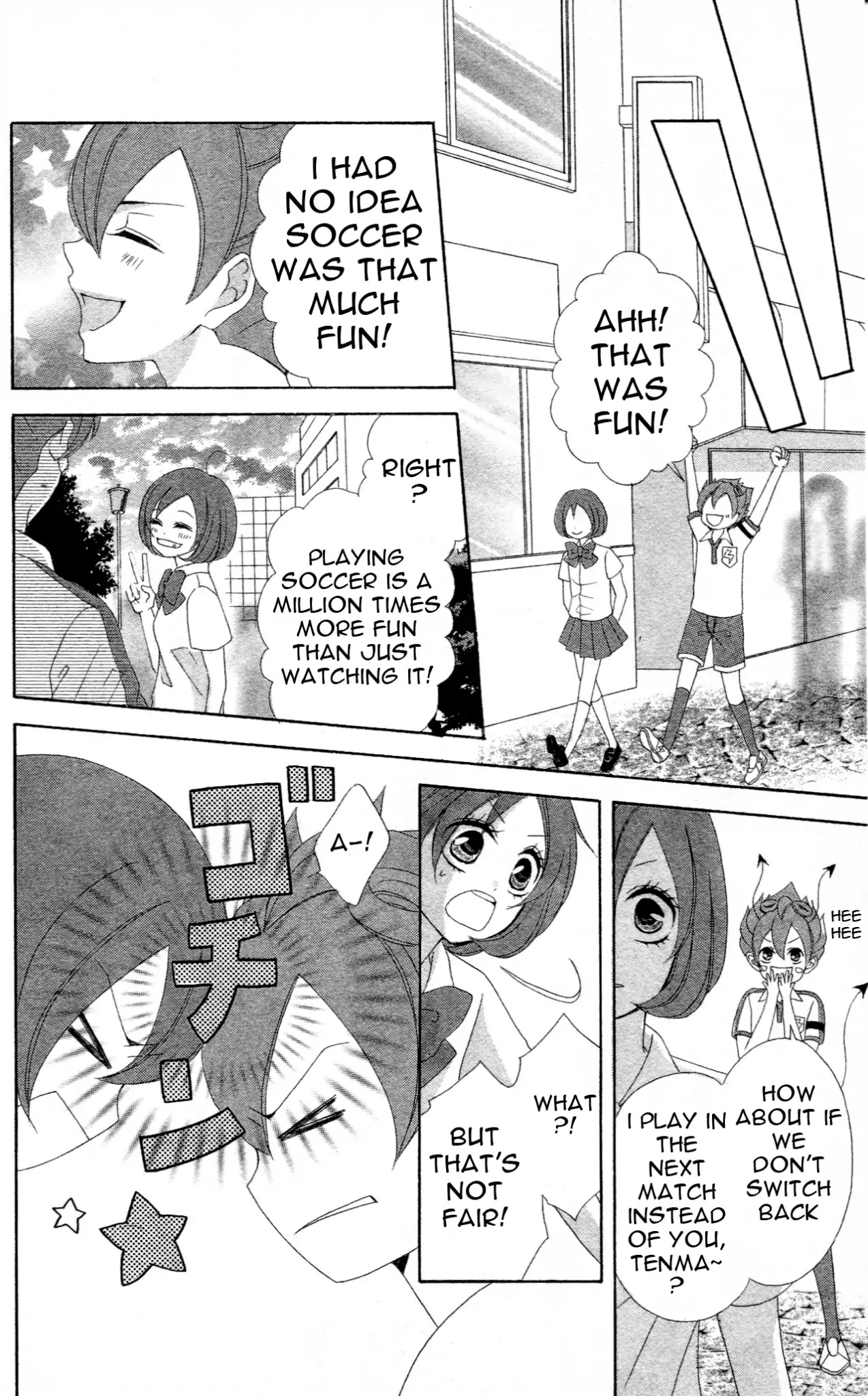 Inazuma Eleven Go Anthology! Chapter 6 page 14 - Chapter 6: Operation: Body Swap!