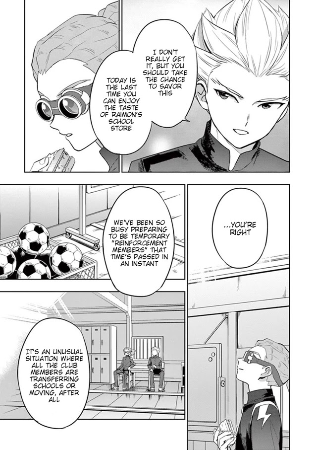 Inazuma Eleven Outer Code Anthology Chapter 0 page 11 - Chapter 0: A bird does not foul the nest it is about to leave
