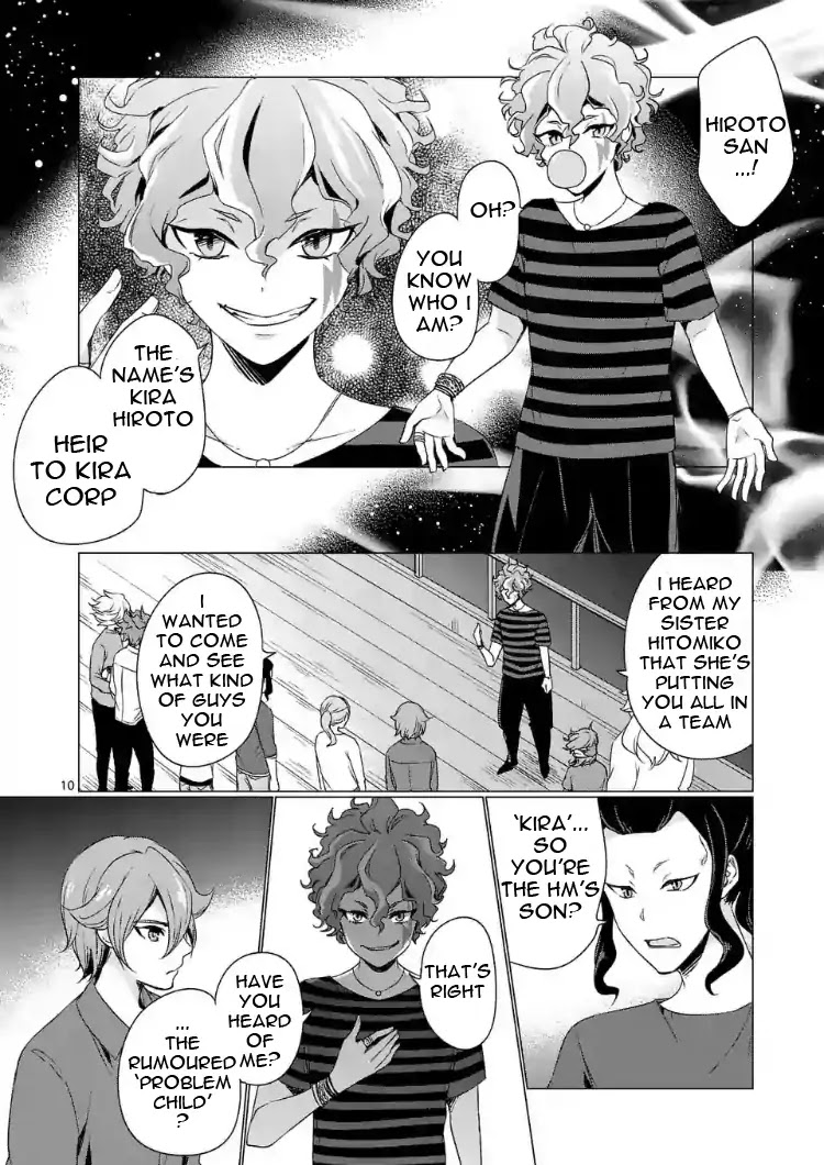 Inazuma Eleven Outer Code Anthology Chapter 2 page 10 - Chapter 2: The Light and Shadow of the Sun Garden