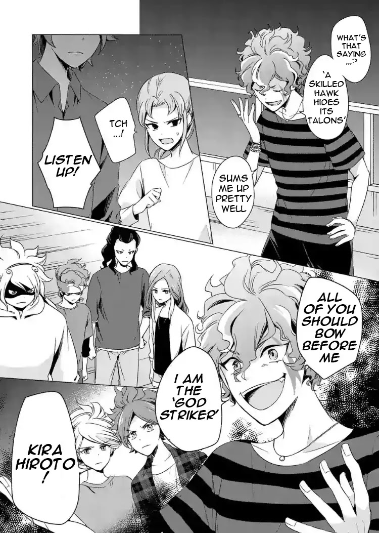Inazuma Eleven Outer Code Anthology Chapter 2 page 13 - Chapter 2: The Light and Shadow of the Sun Garden