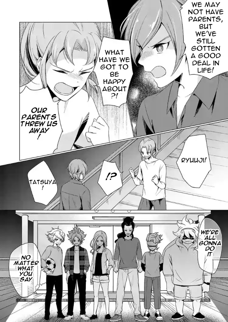 Inazuma Eleven Outer Code Anthology Chapter 2 page 7 - Chapter 2: The Light and Shadow of the Sun Garden