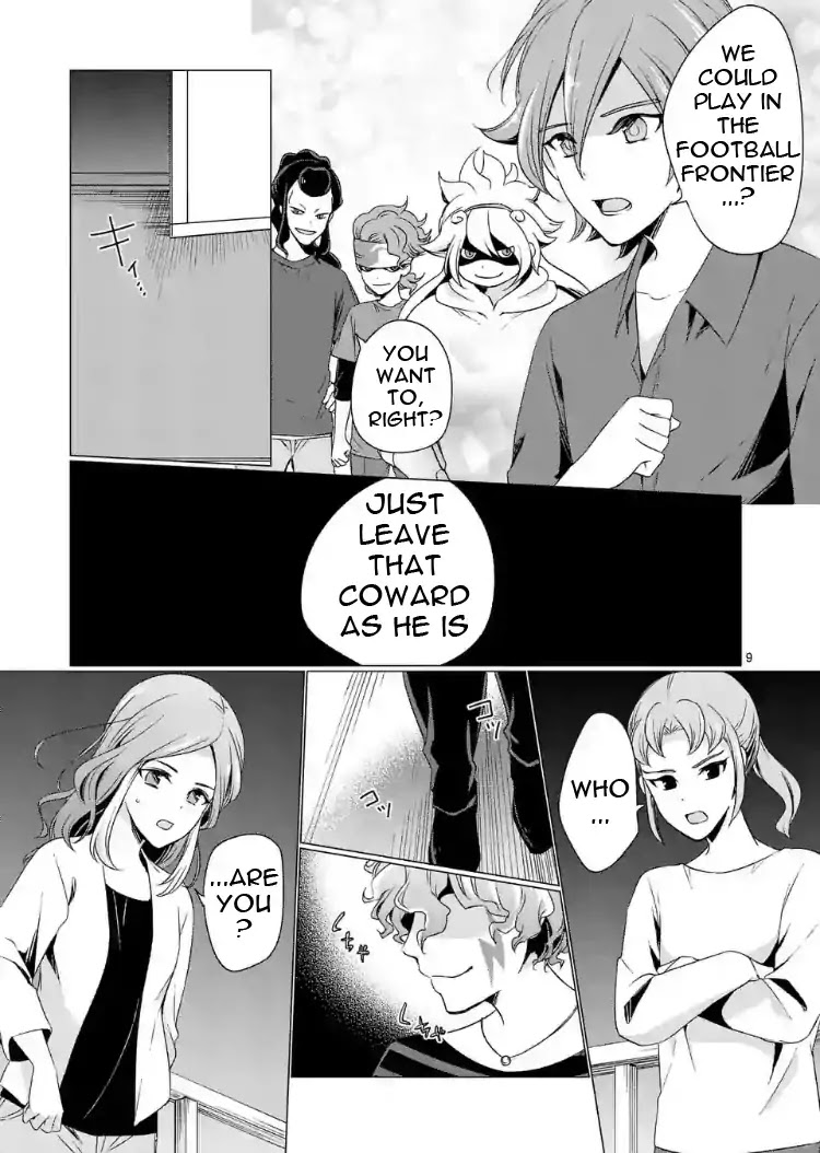 Inazuma Eleven Outer Code Anthology Chapter 2 page 9 - Chapter 2: The Light and Shadow of the Sun Garden