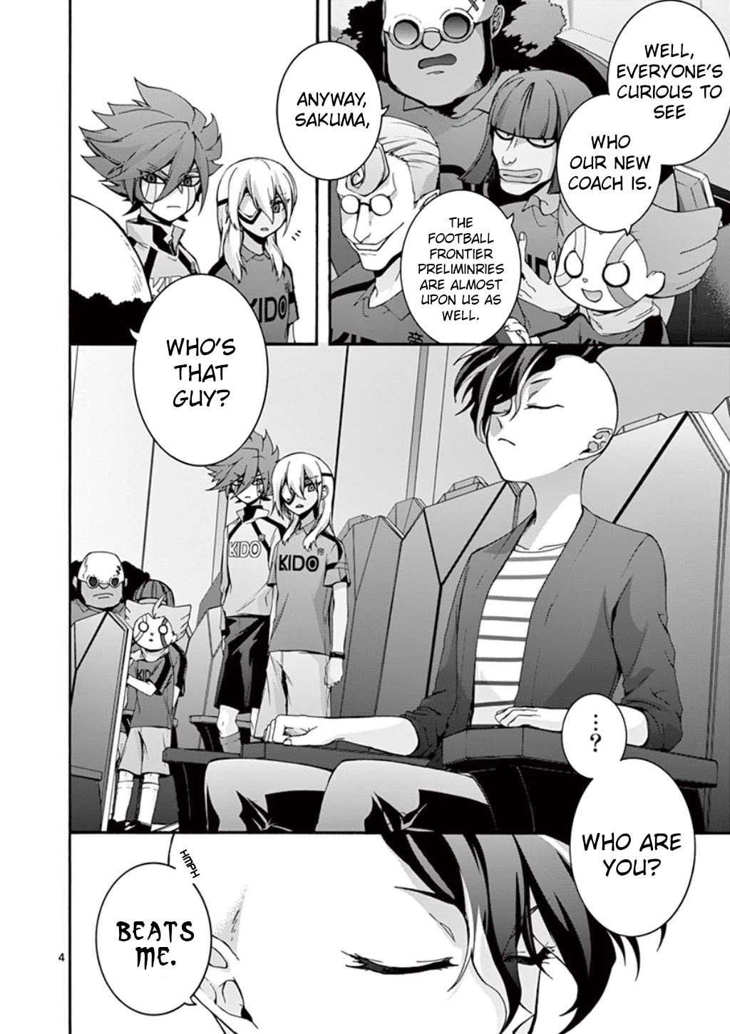 Inazuma Eleven Outer Code Anthology Chapter 3 page 5 - Chapter 3: Teikoku Academy's New Coach
