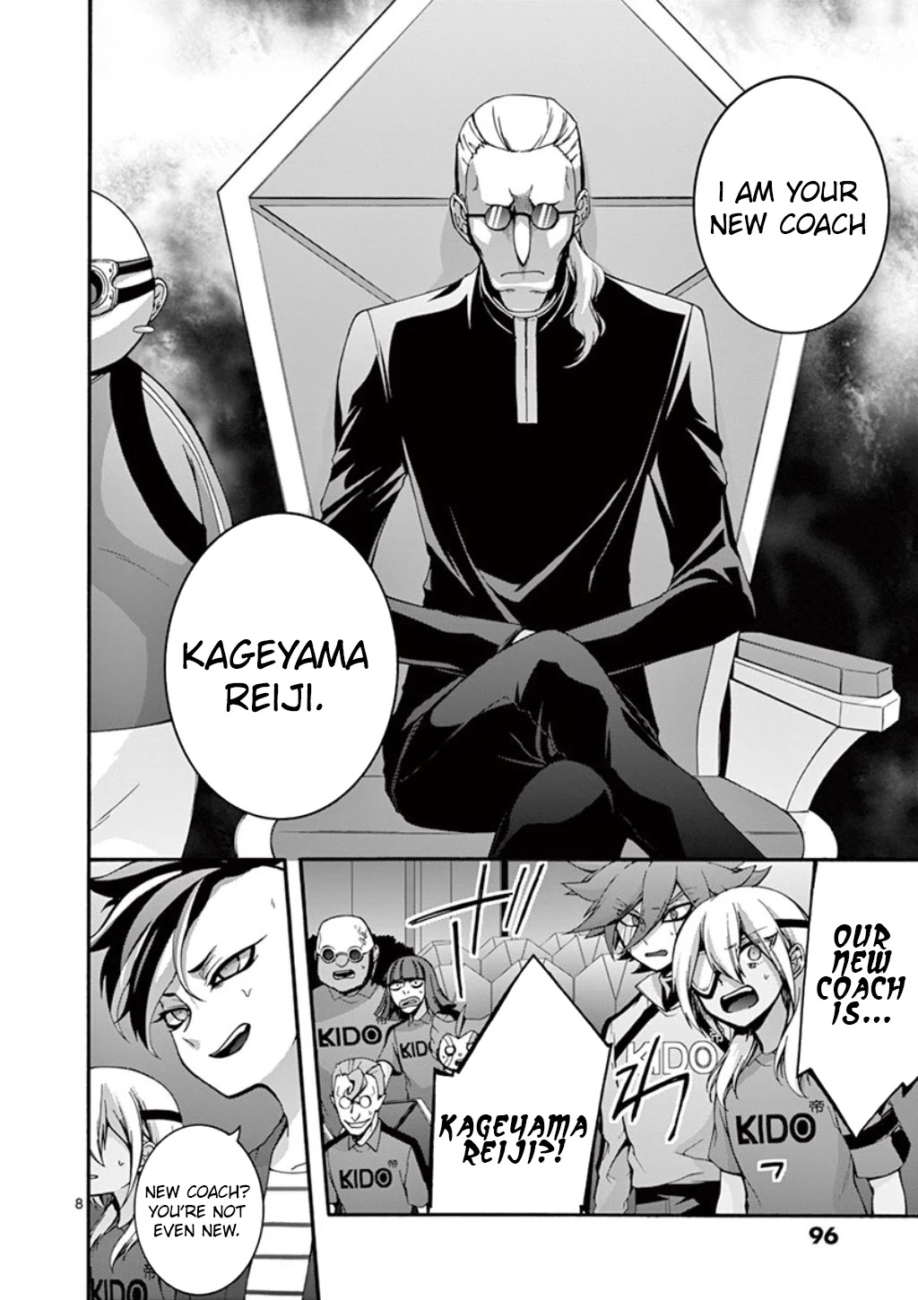 Inazuma Eleven Outer Code Anthology Chapter 3 page 9 - Chapter 3: Teikoku Academy's New Coach