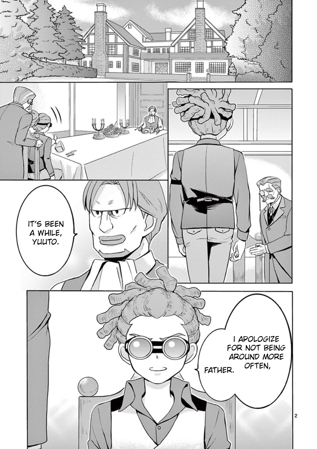 Inazuma Eleven Outer Code Anthology Chapter 5 page 2 - Chapter 5: K's Dining Table