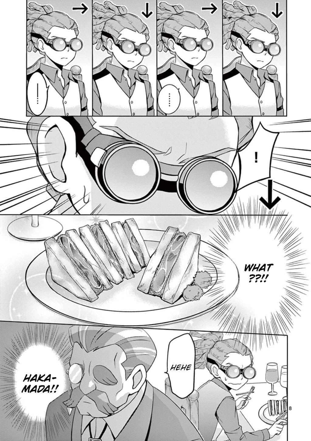 Inazuma Eleven Outer Code Anthology Chapter 5 page 8 - Chapter 5: K's Dining Table