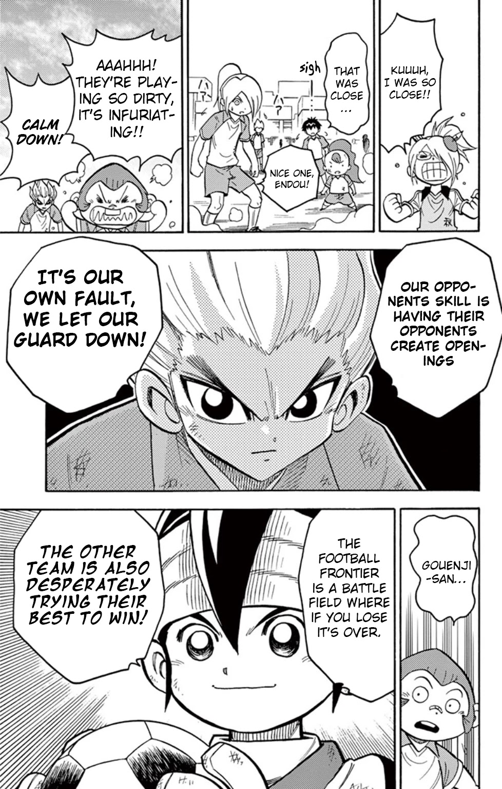 Inazuma Eleven Chapter 12 page 19 - Chapter 12: Obsession to the path of victory!