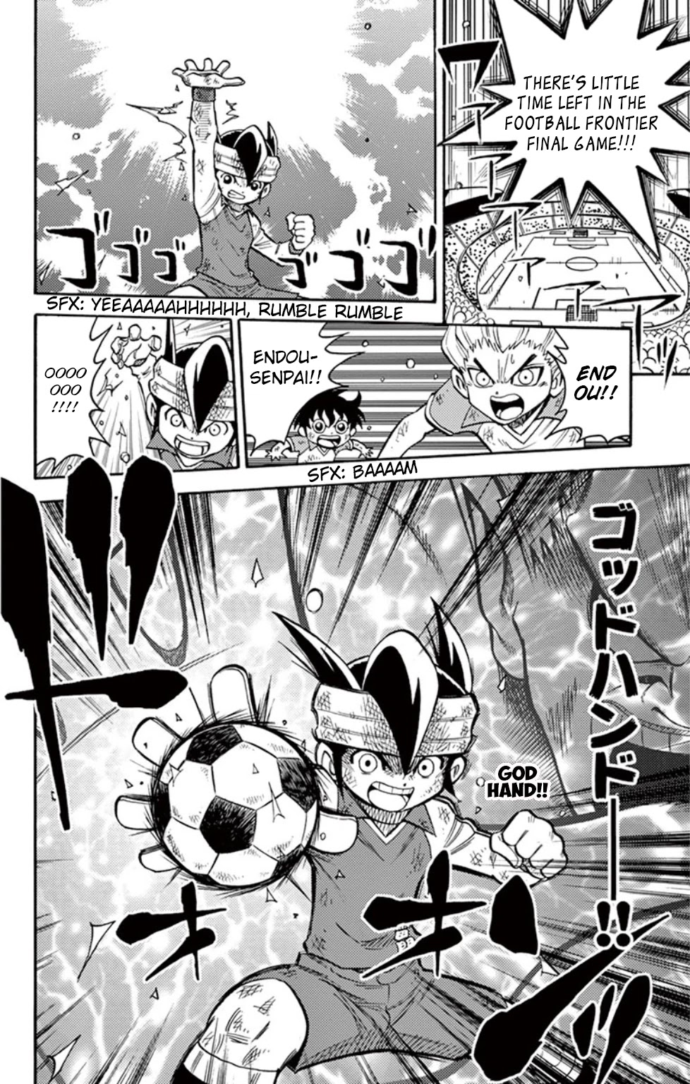 Inazuma Eleven Chapter 12 page 3 - Chapter 12: Obsession to the path of victory!