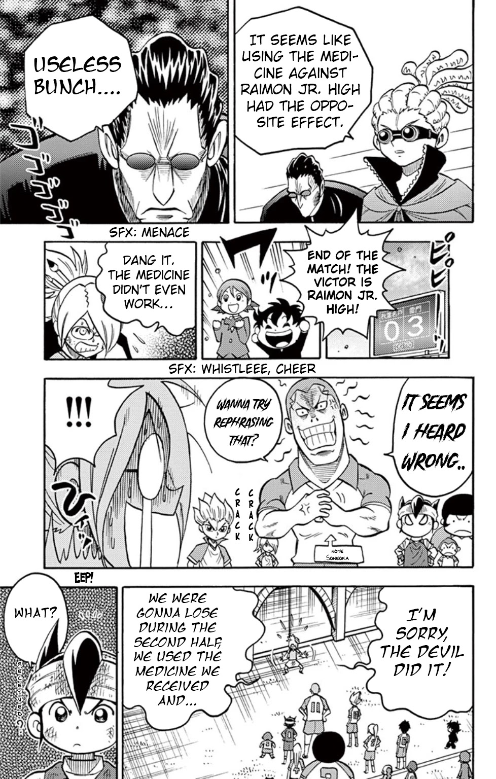 Inazuma Eleven Chapter 12 page 37 - Chapter 12: Obsession to the path of victory!
