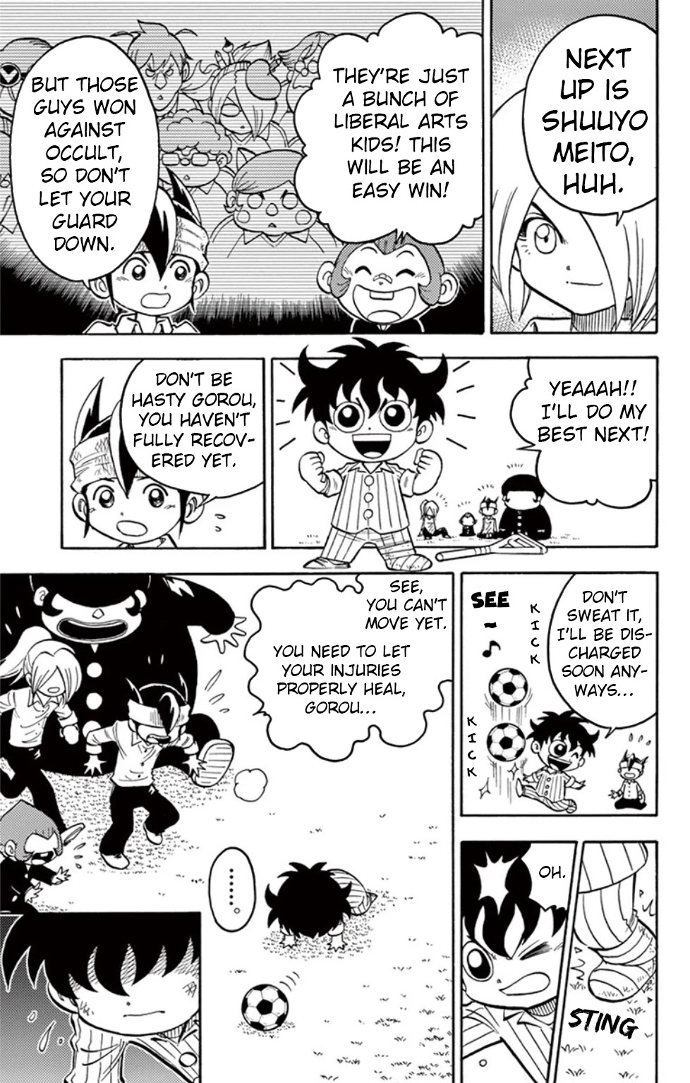 Inazuma Eleven Chapter 12 page 6 - Chapter 12: Obsession to the path of victory!