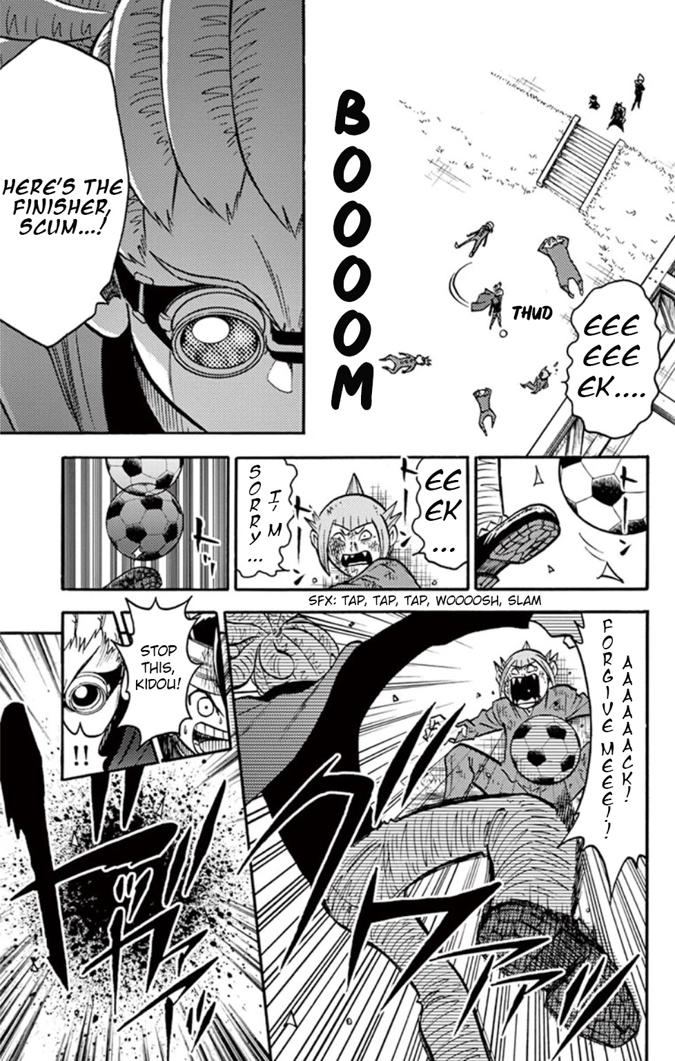 Inazuma Eleven Chapter 13 page 21 - Chapter 13: Clash! Kidou vs Gouenji