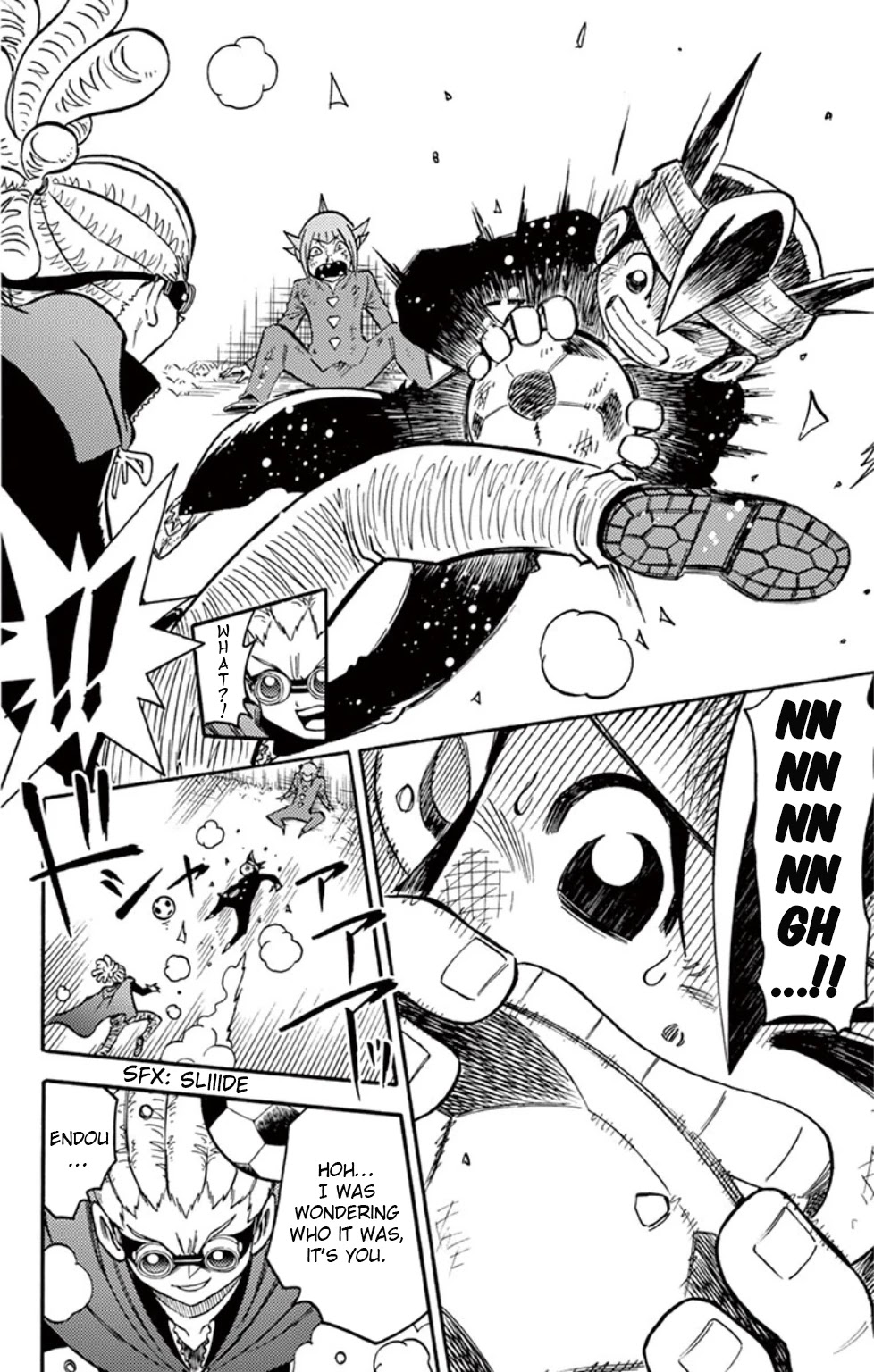 Inazuma Eleven Chapter 13 page 22 - Chapter 13: Clash! Kidou vs Gouenji