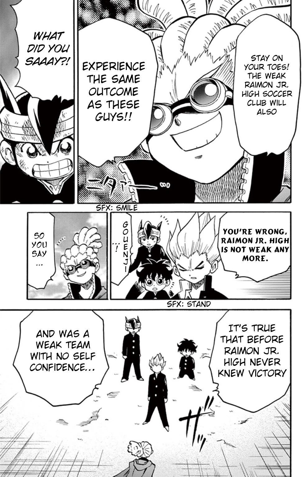 Inazuma Eleven Chapter 13 page 25 - Chapter 13: Clash! Kidou vs Gouenji