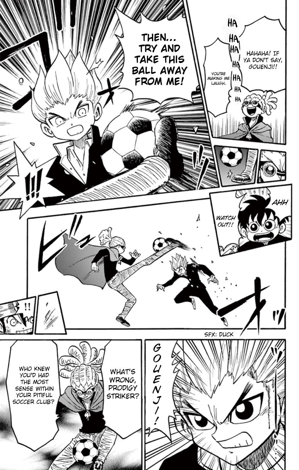 Inazuma Eleven Chapter 13 page 27 - Chapter 13: Clash! Kidou vs Gouenji