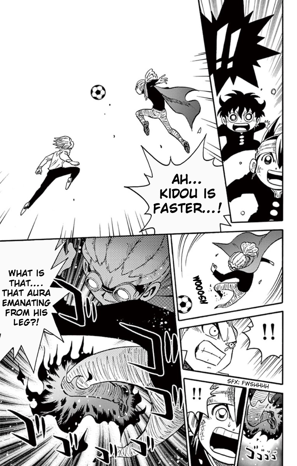 Inazuma Eleven Chapter 13 page 33 - Chapter 13: Clash! Kidou vs Gouenji