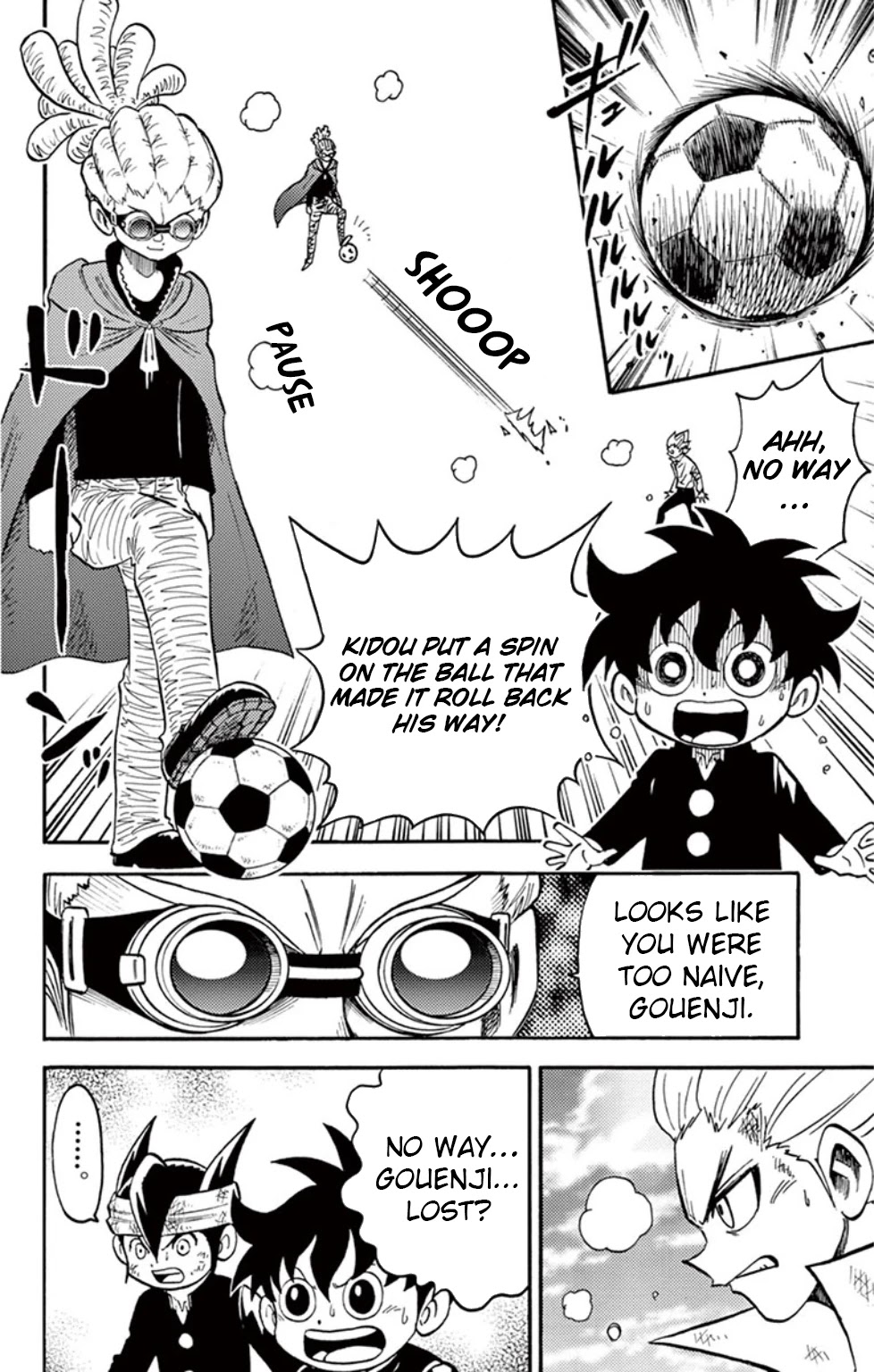 Inazuma Eleven Chapter 13 page 39 - Chapter 13: Clash! Kidou vs Gouenji