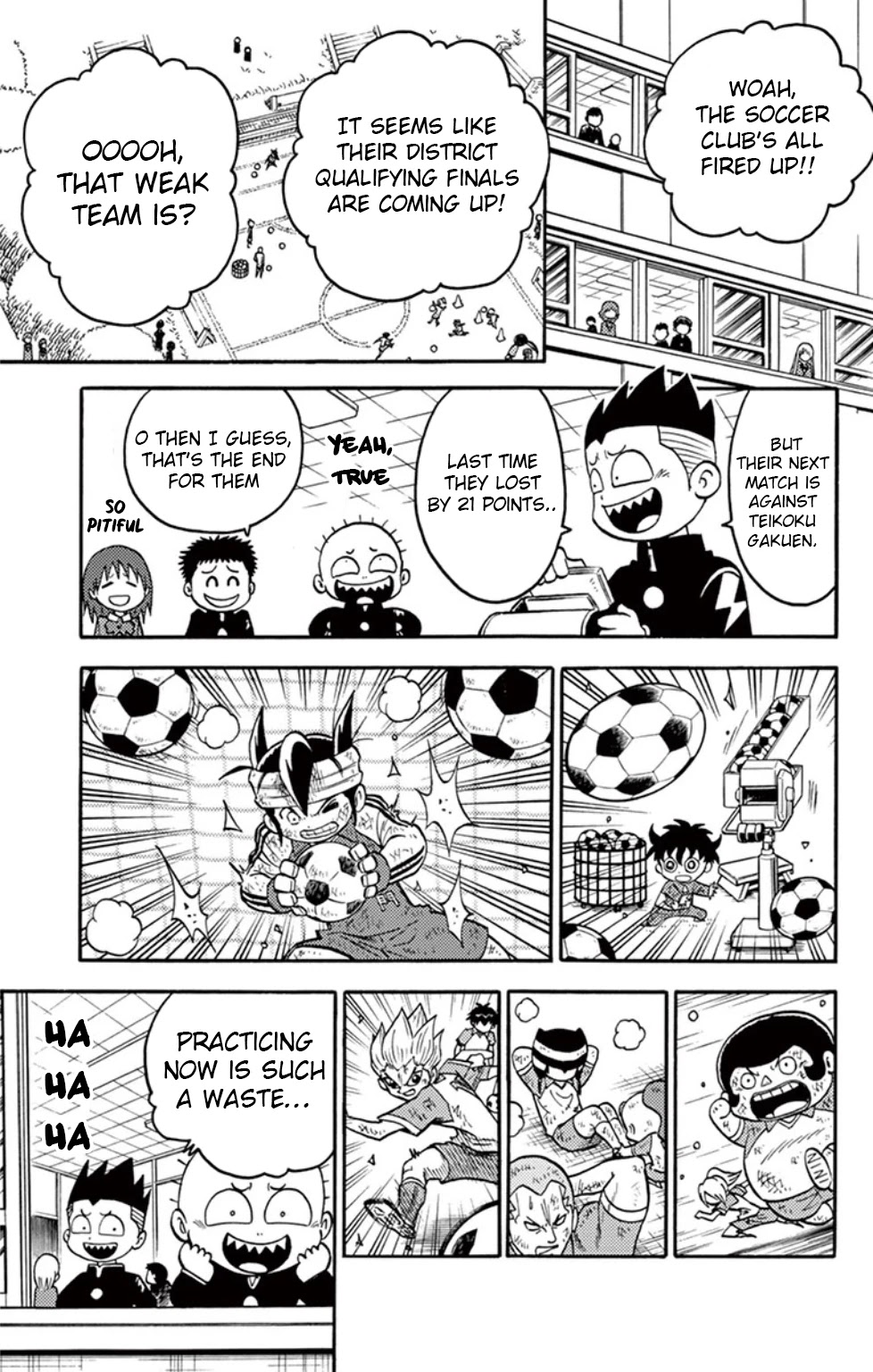 Inazuma Eleven Chapter 13 page 9 - Chapter 13: Clash! Kidou vs Gouenji