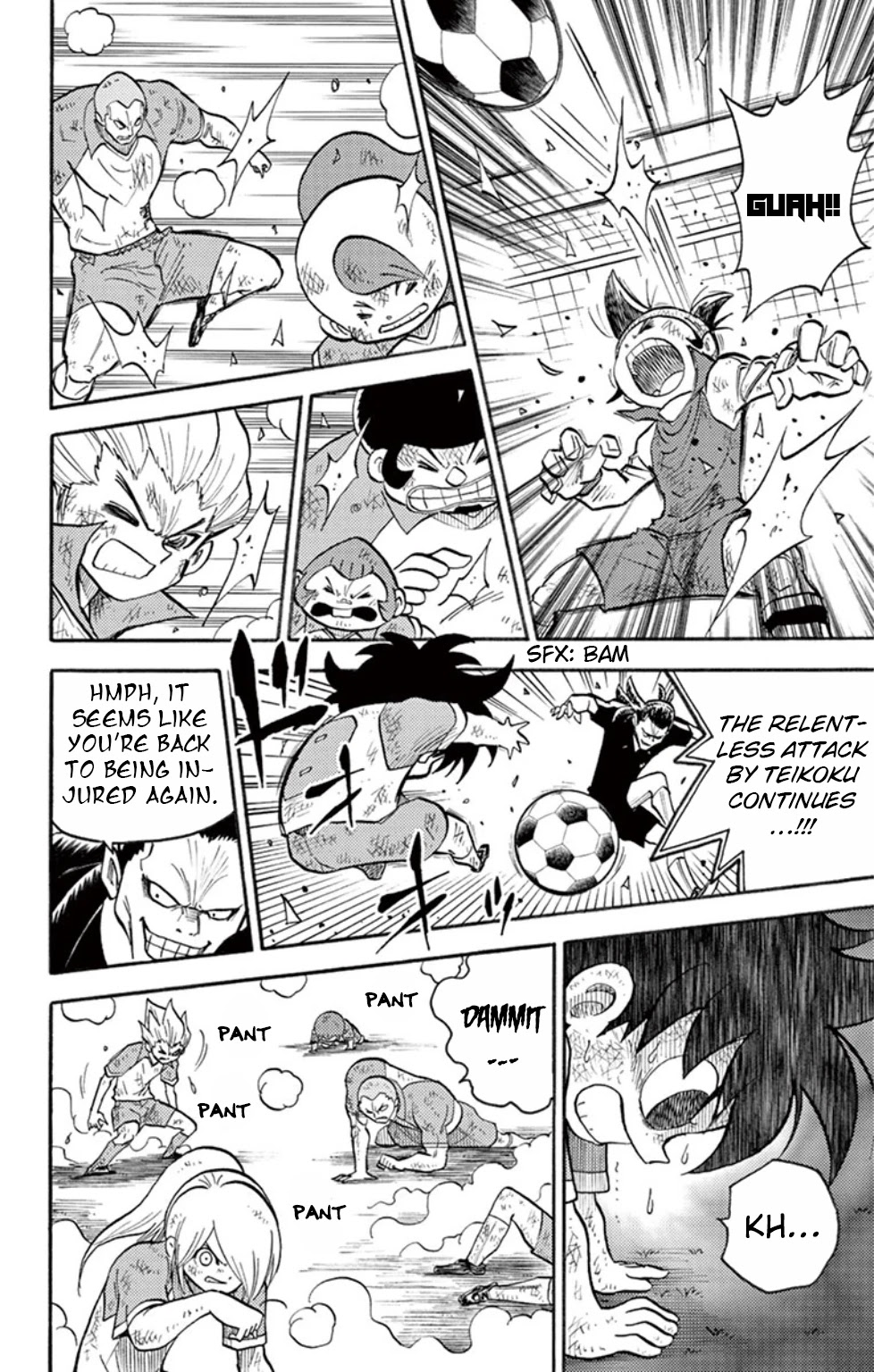 Inazuma Eleven Chapter 14 page 14 - Chapter 14: Raimon vs Teikoku, Kickoff!!