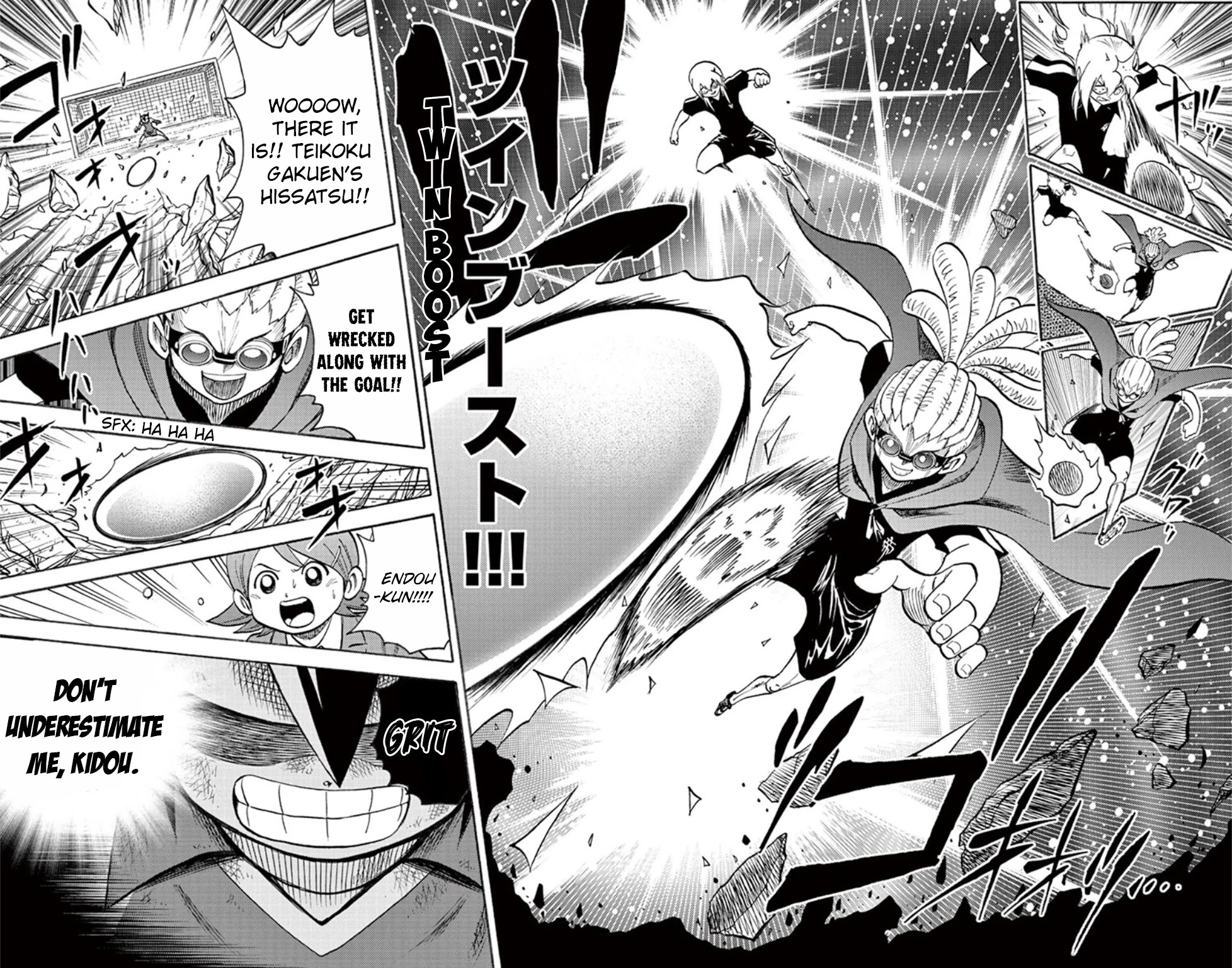 Inazuma Eleven Chapter 14 page 16 - Chapter 14: Raimon vs Teikoku, Kickoff!!