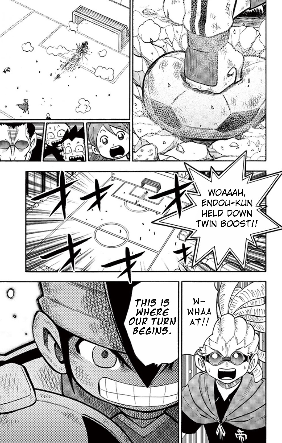 Inazuma Eleven Chapter 14 page 21 - Chapter 14: Raimon vs Teikoku, Kickoff!!