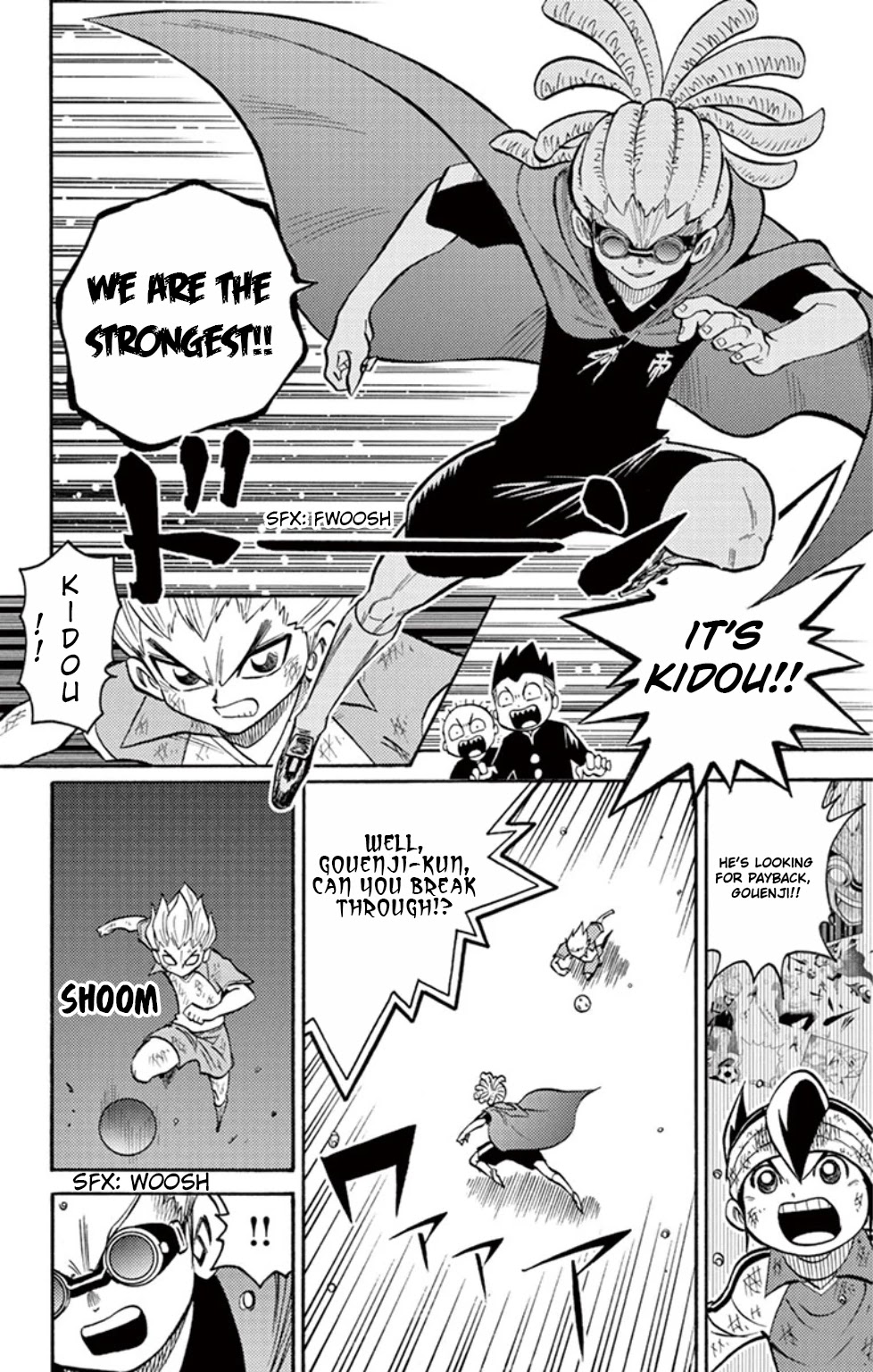 Inazuma Eleven Chapter 14 page 26 - Chapter 14: Raimon vs Teikoku, Kickoff!!