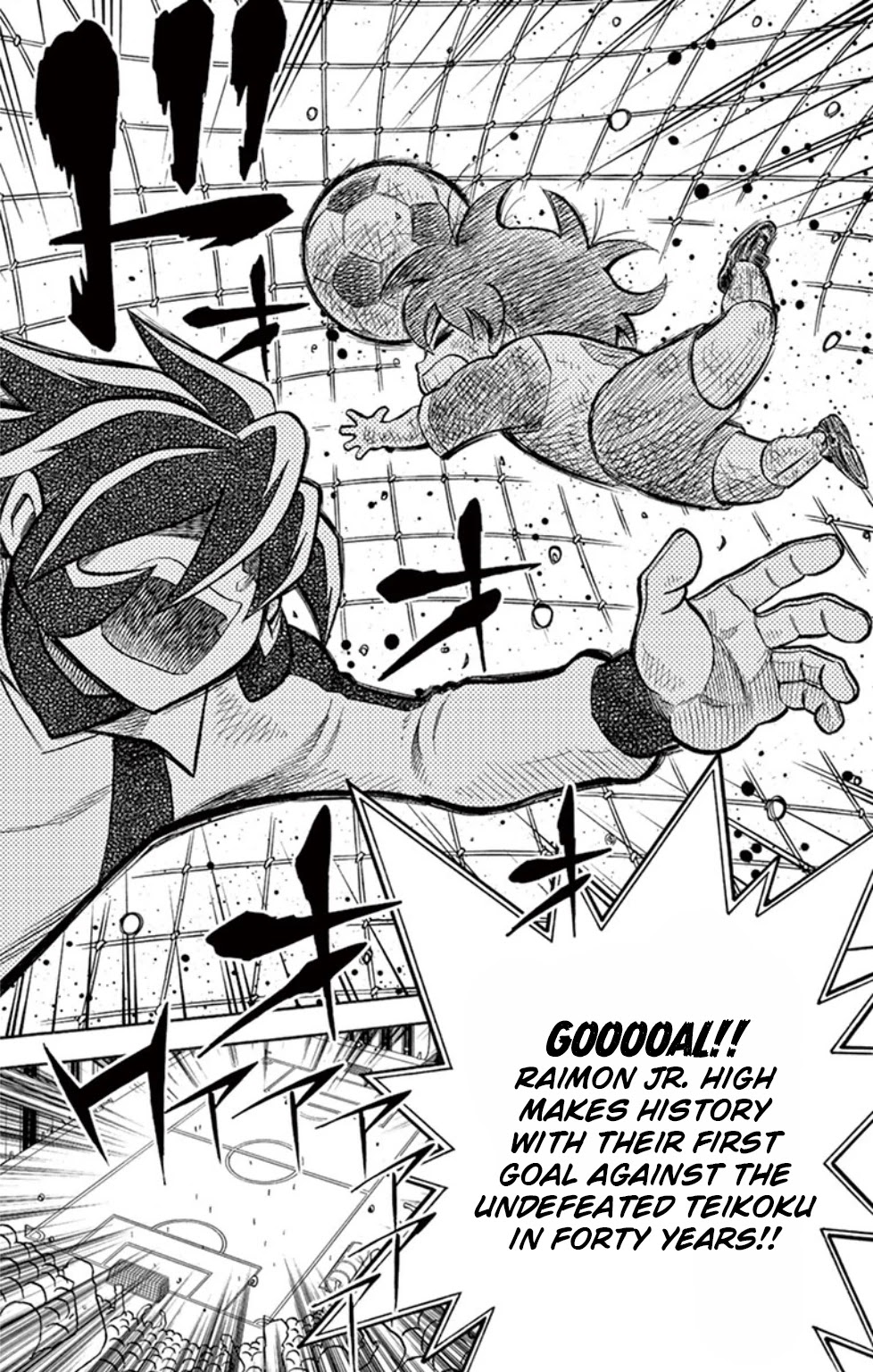 Inazuma Eleven Chapter 14 page 38 - Chapter 14: Raimon vs Teikoku, Kickoff!!