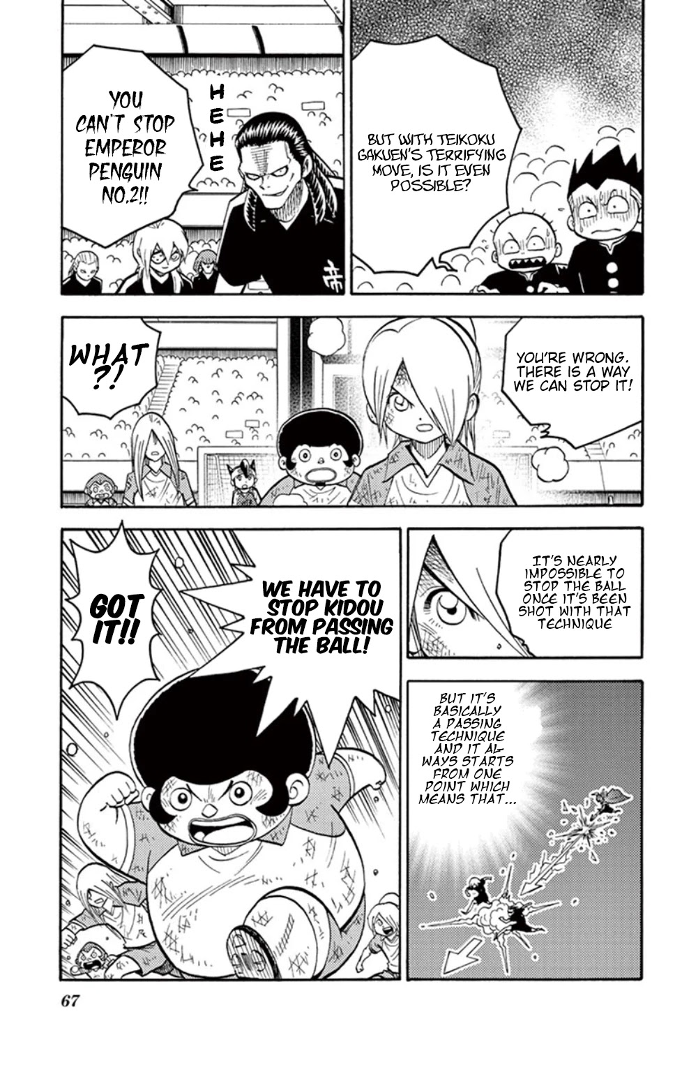 Inazuma Eleven Chapter 15 page 21 - Chapter 15: Teikoku Gakuen, the Notorious Trump Card!!