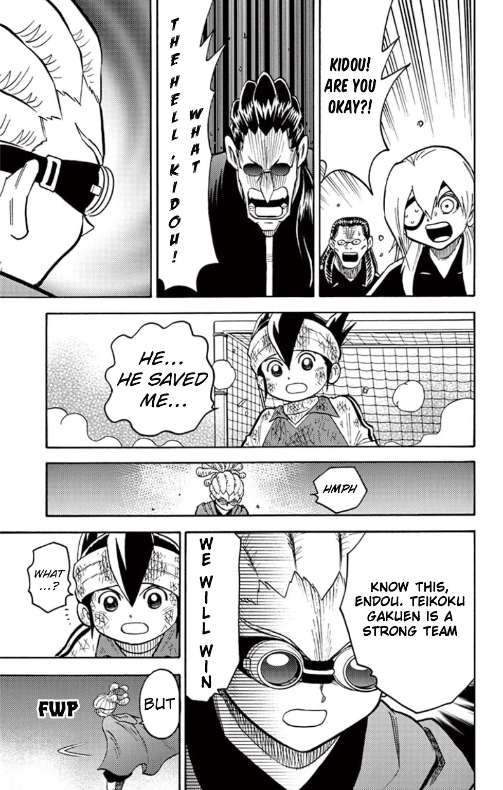 Inazuma Eleven Chapter 15 page 40 - Chapter 15: Teikoku Gakuen, the Notorious Trump Card!!