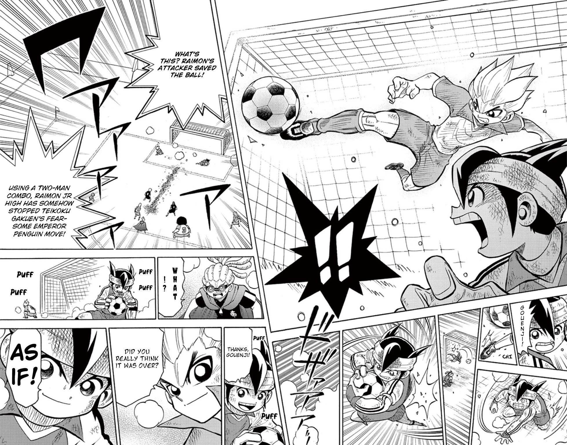 Inazuma Eleven Chapter 16 page 13 - Chapter 16: Run Inazuma the Final Score!
