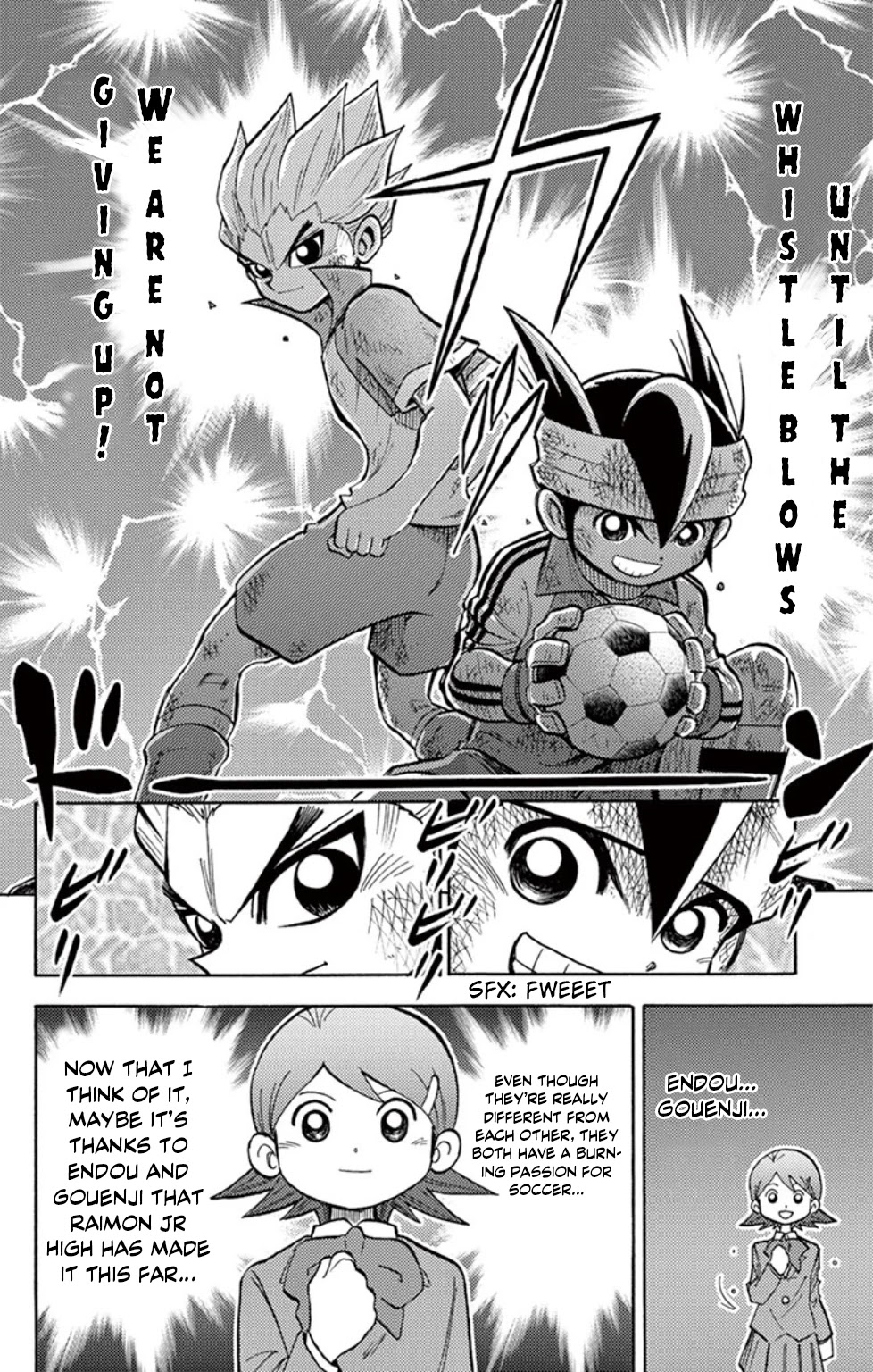 Inazuma Eleven Chapter 16 page 14 - Chapter 16: Run Inazuma the Final Score!
