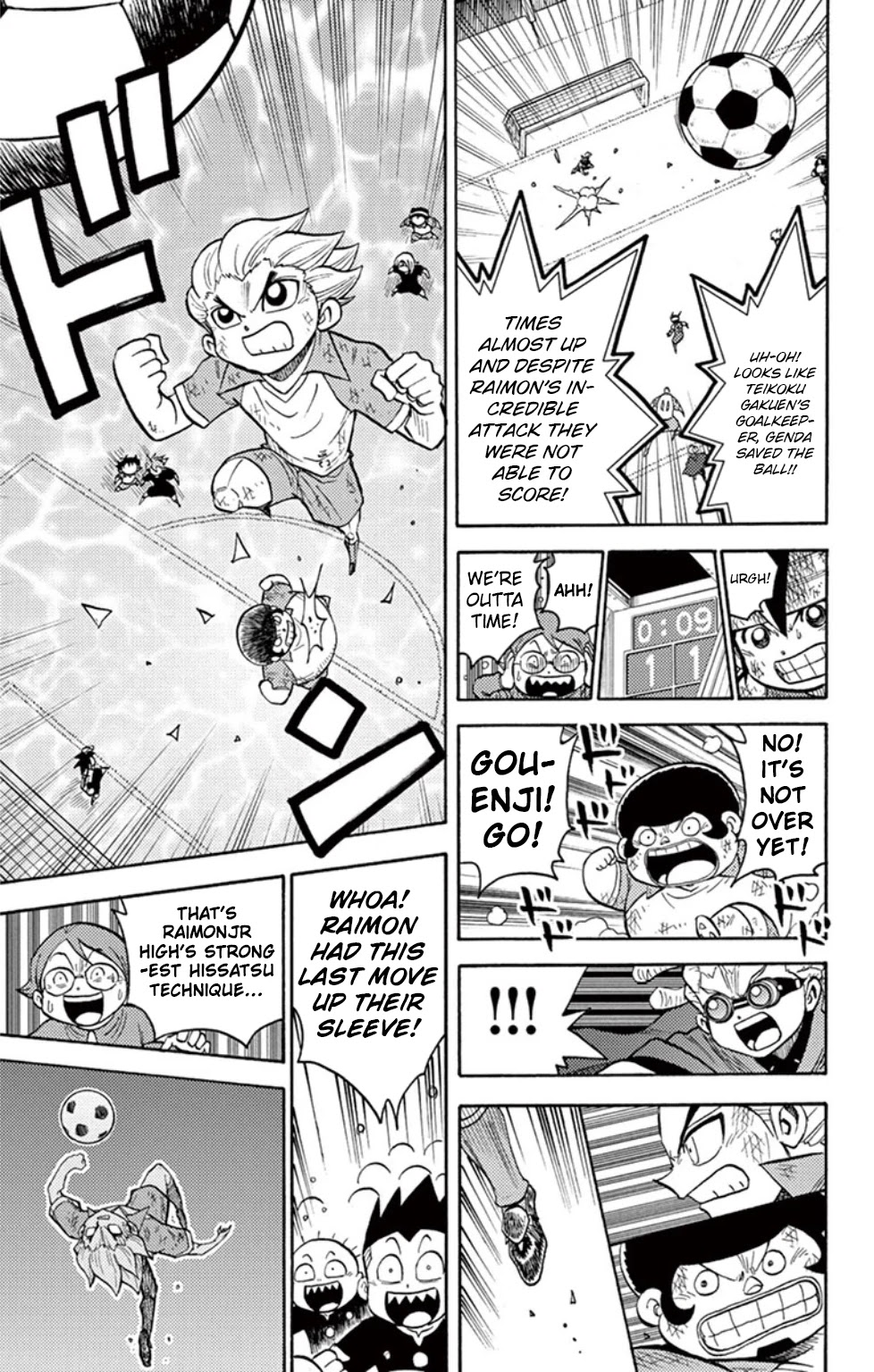 Inazuma Eleven Chapter 16 page 24 - Chapter 16: Run Inazuma the Final Score!