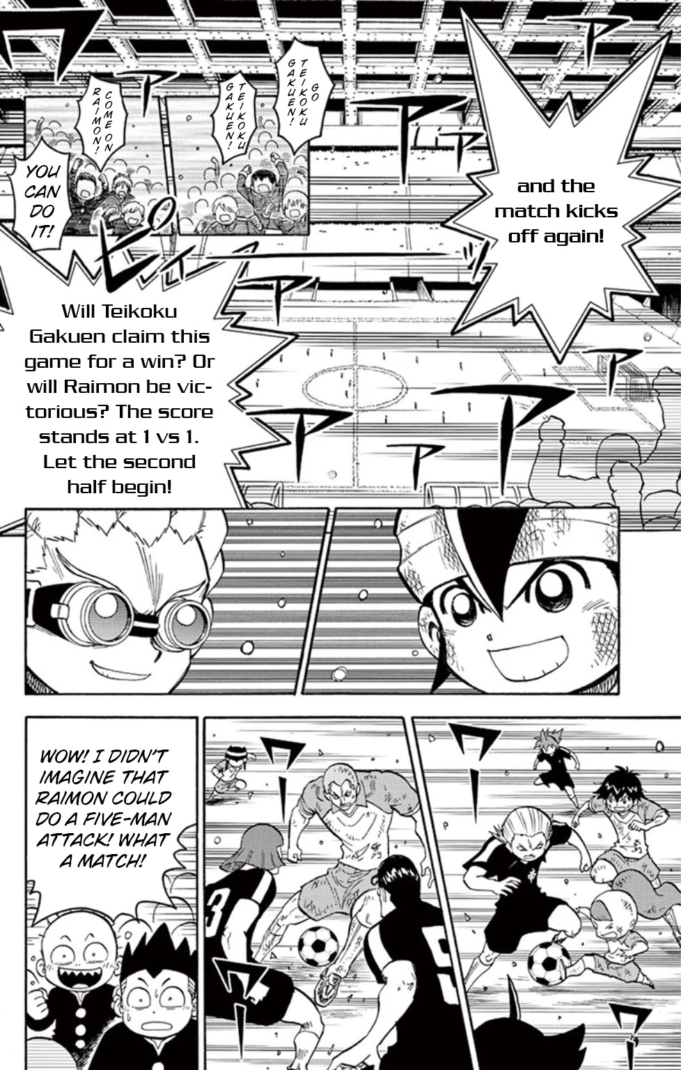 Inazuma Eleven Chapter 16 page 5 - Chapter 16: Run Inazuma the Final Score!