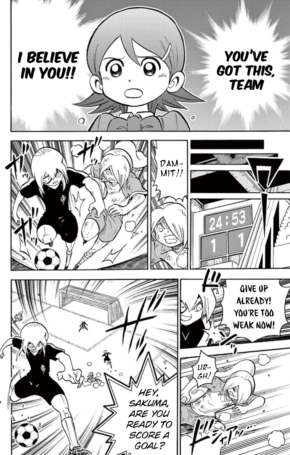 Inazuma Eleven Chapter 16 page 7 - Chapter 16: Run Inazuma the Final Score!