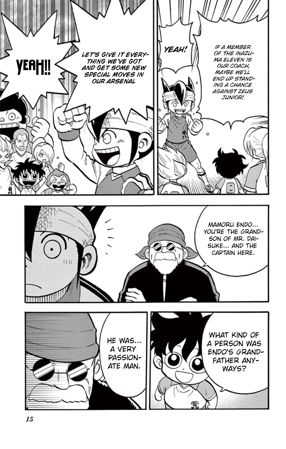 Inazuma Eleven Chapter 18 page 12 - Chapter 18: The Legacy of the Spirit of Lightning!!