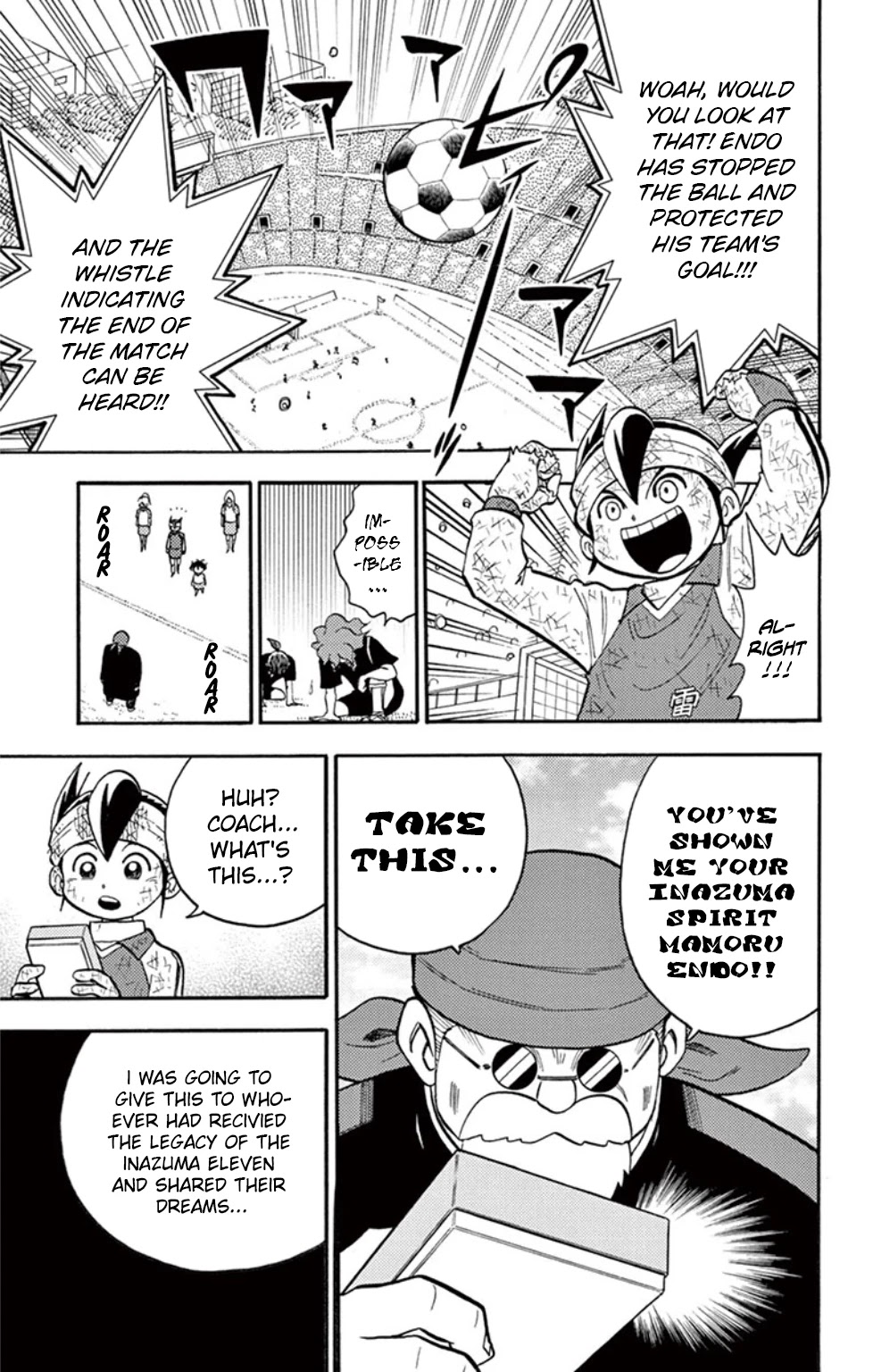 Inazuma Eleven Chapter 18 page 42 - Chapter 18: The Legacy of the Spirit of Lightning!!
