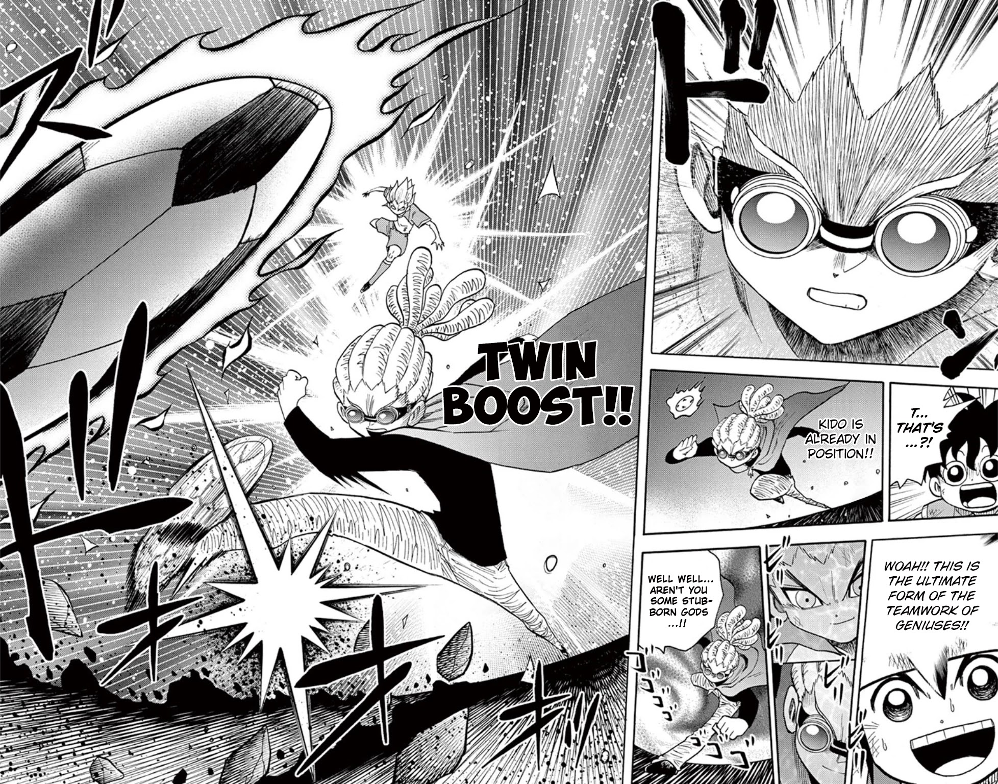 Inazuma Eleven Chapter 19 page 32 - Chapter 19: Those that Stand against God...!!