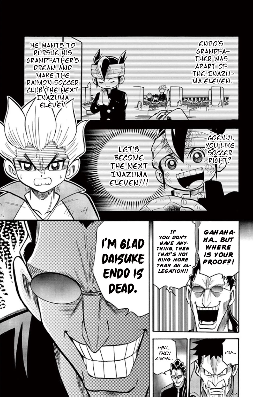 Inazuma Eleven Chapter 19 page 39 - Chapter 19: Those that Stand against God...!!