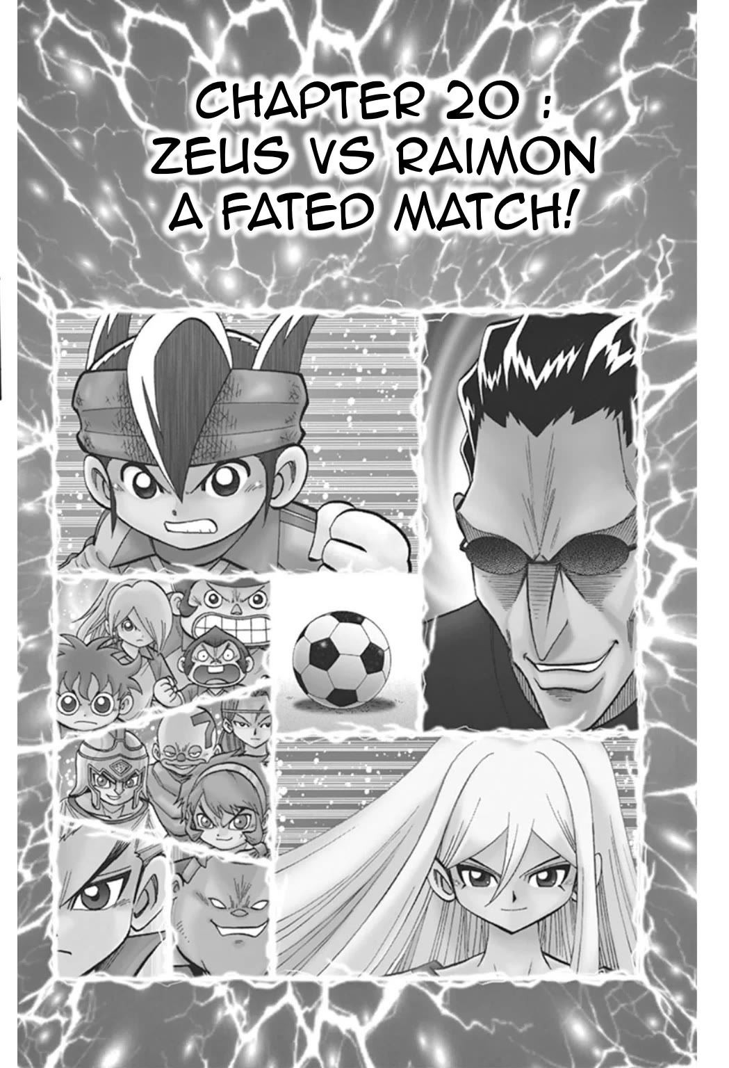 Inazuma Eleven Chapter 20 page 1 - Chapter 20: Zeus Vs Raimon: A fated match!