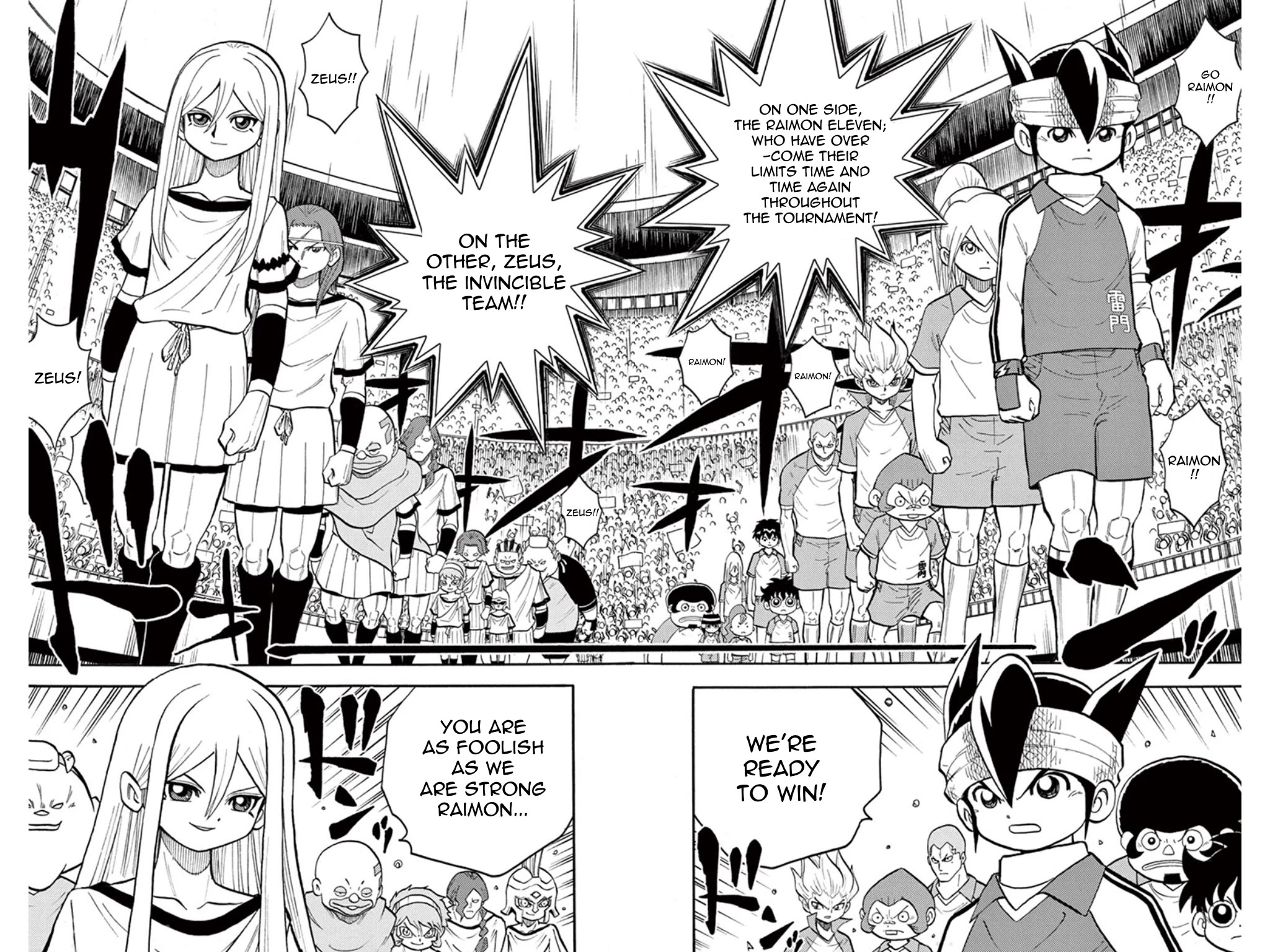 Inazuma Eleven Chapter 20 page 19 - Chapter 20: Zeus Vs Raimon: A fated match!