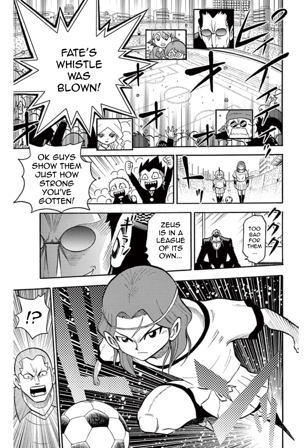 Inazuma Eleven Chapter 20 page 21 - Chapter 20: Zeus Vs Raimon: A fated match!