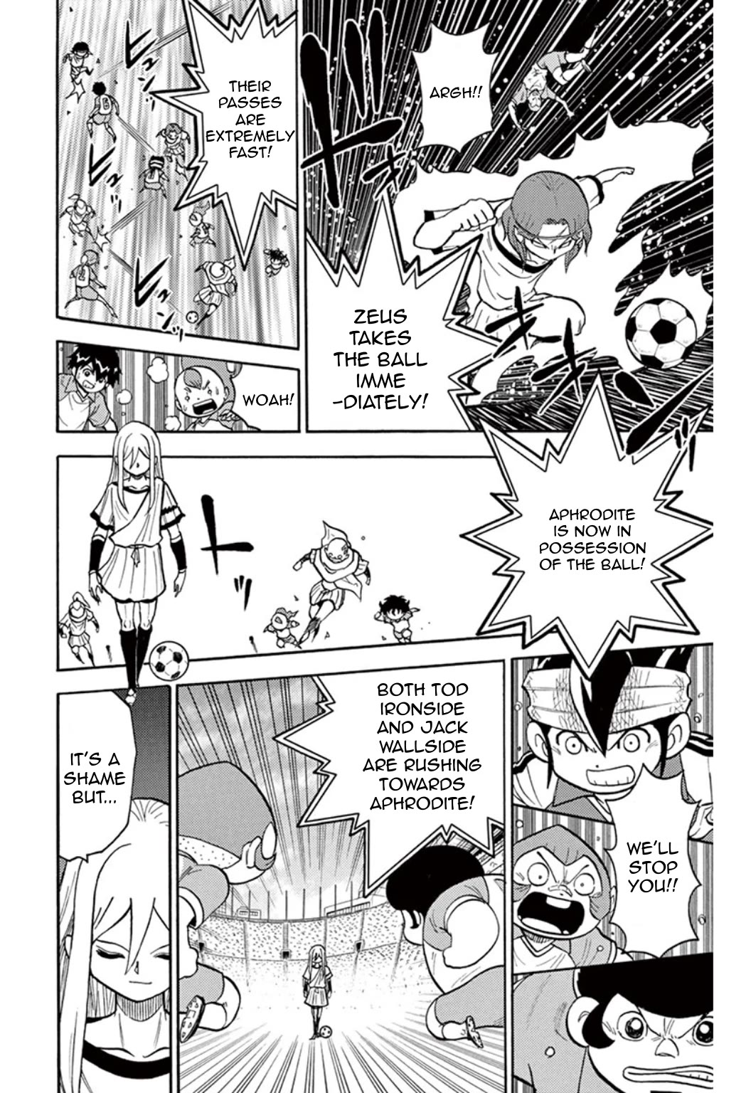 Inazuma Eleven Chapter 20 page 22 - Chapter 20: Zeus Vs Raimon: A fated match!
