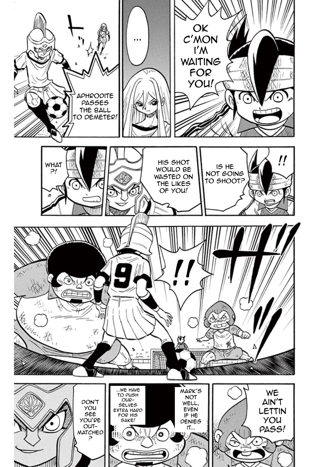 Inazuma Eleven Chapter 20 page 25 - Chapter 20: Zeus Vs Raimon: A fated match!