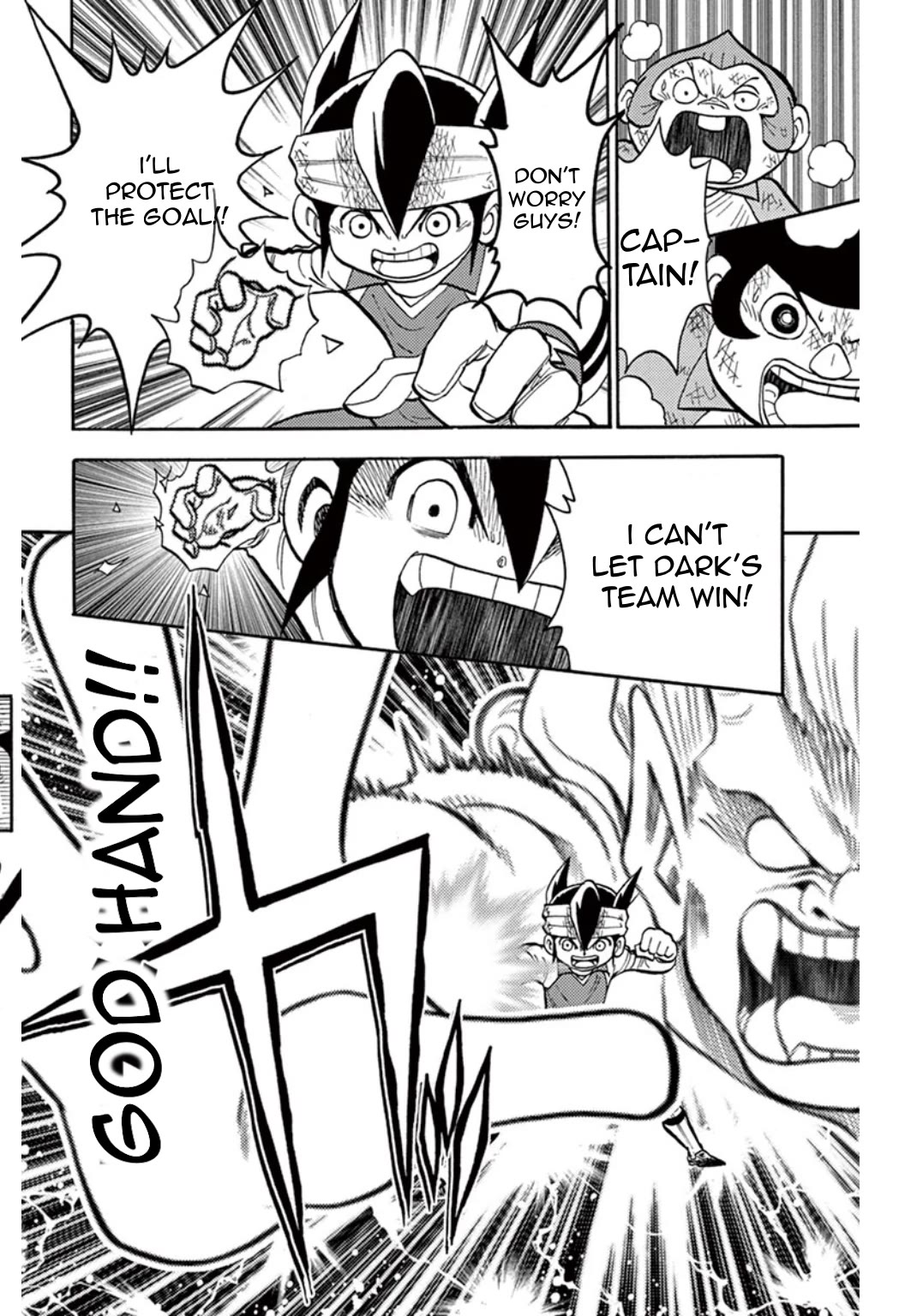 Inazuma Eleven Chapter 20 page 28 - Chapter 20: Zeus Vs Raimon: A fated match!