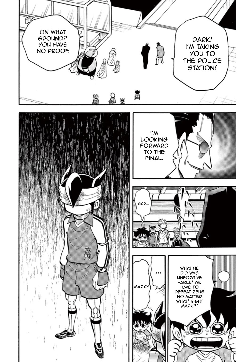 Inazuma Eleven Chapter 20 page 3 - Chapter 20: Zeus Vs Raimon: A fated match!