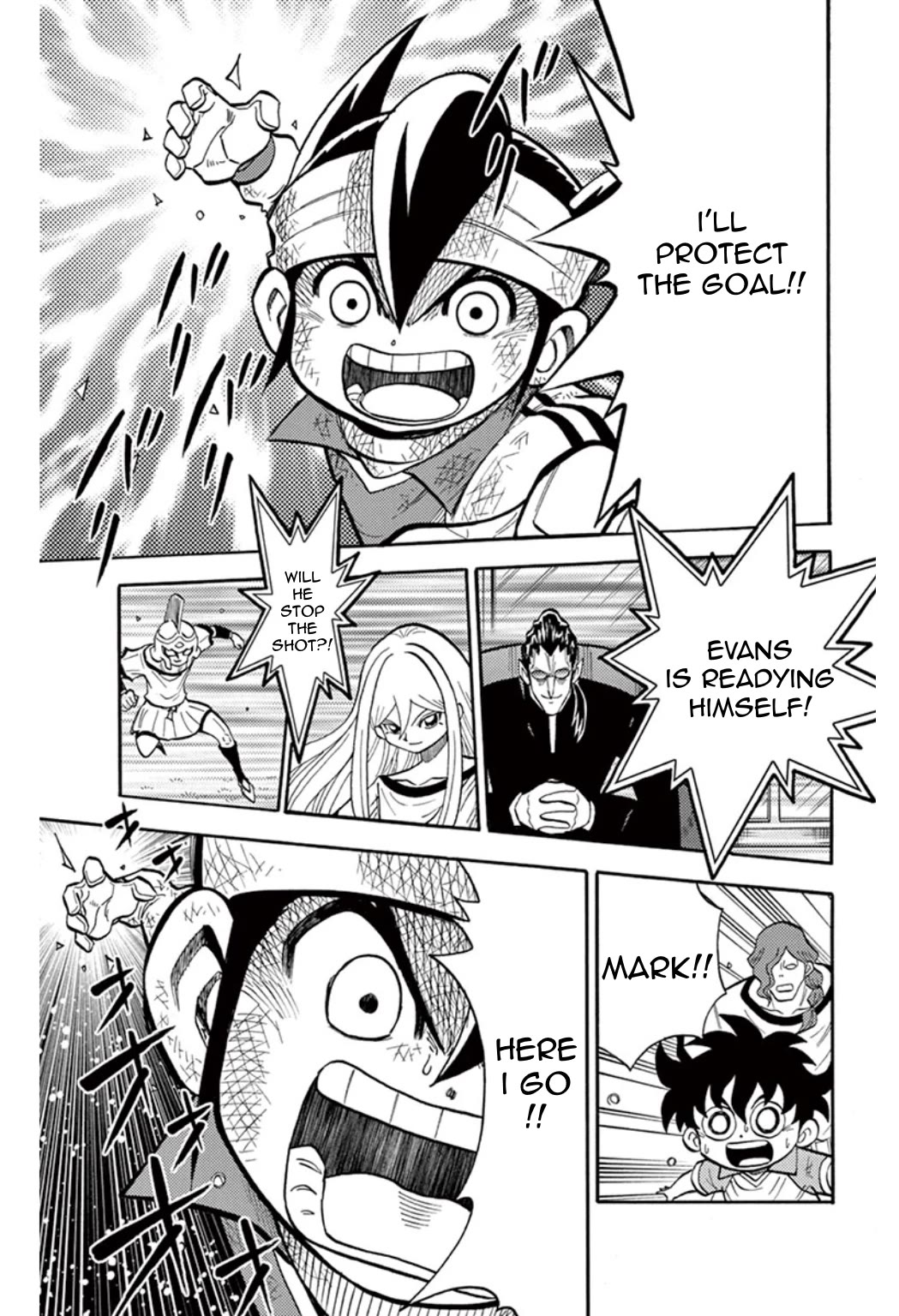 Inazuma Eleven Chapter 20 page 33 - Chapter 20: Zeus Vs Raimon: A fated match!